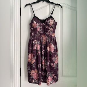 Xhilaration brand purple floral dress